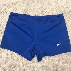 blue nike spandex